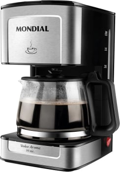 Cafeteira Elétrica Dolce Arome, Mondial, 220V, 550W, Preto/Inox - C-43-20X-SI