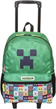 Mochila de Rodinha Grande Minecraft M Plus Pixels - Sestini