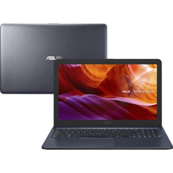 Notebook Asus X543MA-GO594T Intel Celeron 4GB 500GB 15,6" Windows 10 - Cinza Escuro