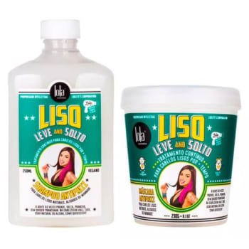 Lola Cosmetics Liso, Leve e Solto Kit - Máscara + Shampoo