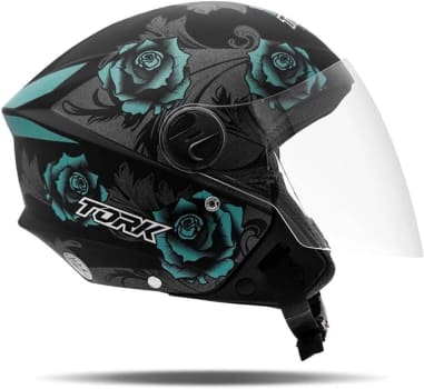 Pro Tork Capacete New Liberty Three Flowers 56 Multicor