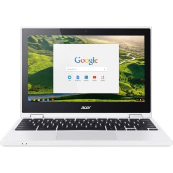 Chromebook Acer 11,6" HD CB5-132T-C5MD Celeron N3160 4GB Ram 32GB Memória Chrome OS Branco
