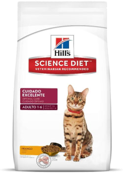 Ração Hill's Science Diet para Gatos Adultos - 7,5kg