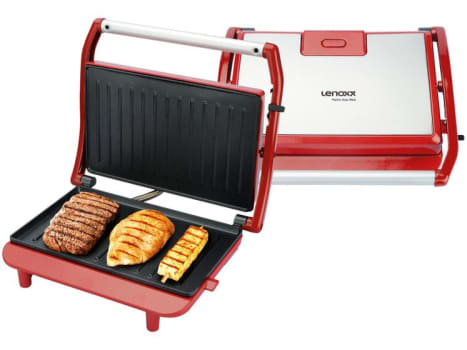 Grill Lenoxx Panini Retangular 850W - Antiaderente - Grill - Magazine OfertaespertaLogo LuLogo Magalu