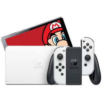 Nintendo Switch Oled 64GB 1x Joy-Con Branco Standard - HEGSKAAAA - Console Nintendo Switch - Magazine {{route.pmdStoreName}}