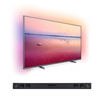 Smart TV LED Ambilight 65" Philips 65PUG6794/78 e Soundbar LG SK1D ABRALLK 2.0 Canais