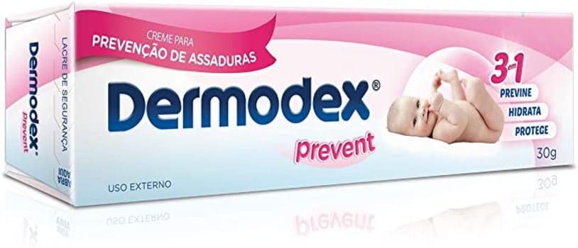 2 Unidades Pomada para Prevenção de Assaduras Dermodex Prevent - 30g