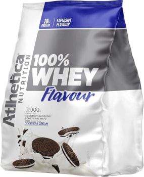 Atlhetica Nutrition 100% WHEY FLAVOUR (900g) (SC) Cookies & Cream, Multicolorido.