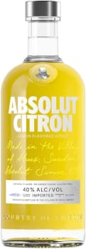 Absolut Vodka Citron 750 Ml