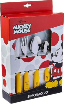 Conjunto de Talheres 24 peças Disney/Mickey, Simonaggio, Disney/Mickey