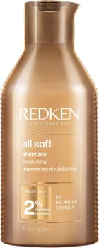 Redken Shampoo All Soft | Para Cabelos Secos e Quebradiços ​​| Proporciona Maciez Intensa e Brilho | Com Óleo de Argan | 300ml