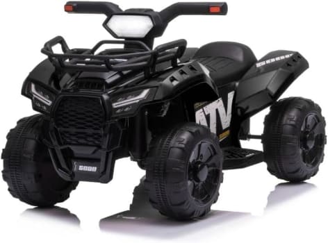 Mini Moto Quadriciclo Elétrico 6v Infantil Baby Style (Preto)