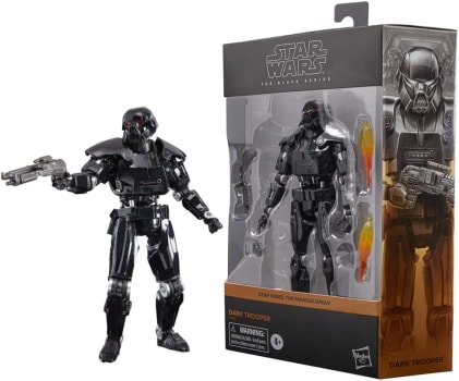 Boneco Star Wars The Black Series The Mandalorian Dark Trooper 15cm Hasbro - F4066