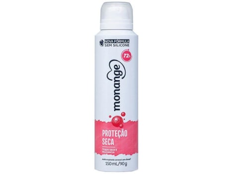 Desodorante Antitranspirante Aerossol Monange - Proteção Seca Feminino 72 Horas Floral 150ml