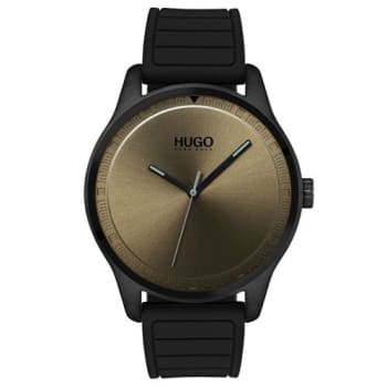 Relógio Hugo Boss Masculino Borracha Preta - 1530041
