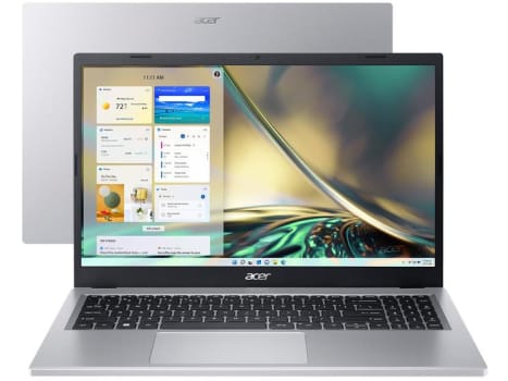 Notebook Acer Aspire 3 Intel Core i3 8GB 256GB SSD - 15,6” Full HD Windows 11 A315-510P-34XC - Notebook - Magazine 