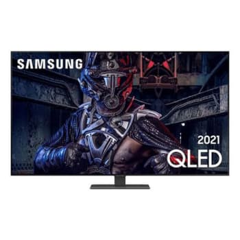 Smart TV Samsung 55" 4K QLED 55Q80A 120Hz Processador IA HDR10+ Tela Infinita Alexa Built In - QN55Q80AAGXZD