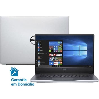 Notebook Dell Inspiron i14-7460-A10S Intel Core i5 8GB (Memória Dedicada de 4GB) 1TB Tela Full HD 14" Windows 10 - Prata