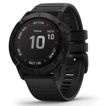 Relógio Multiesportivo Garmin Fenix 6X Pro Cinza com Monitoramento Cardíaco no Pulso