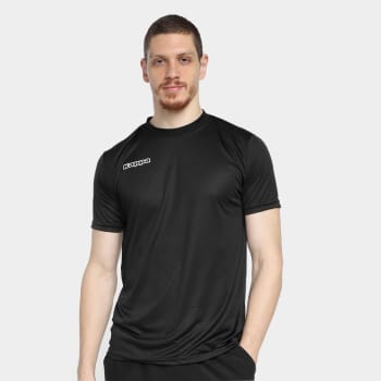 Camiseta Kappa Shangai Masculina - Preto