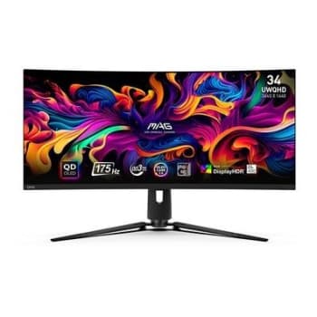 [APP] — Monitor Gamer MSI OLED QUANTUM DOT MAG 341CQP 34" QHD 175Hz 0.3ms DisplayPort e HDMI HDR Adaptive-Sync