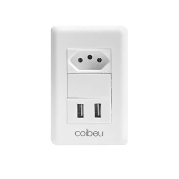 Tomada USB Duo USB Wall Socket Enchufe de Parede Switch RN105