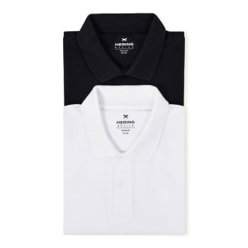 Kit com 2 Camisas Polo Básicas Masculinas Em Piquet - Colorido