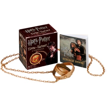 Kit - Livro Harry Potter Time Turner Sticker