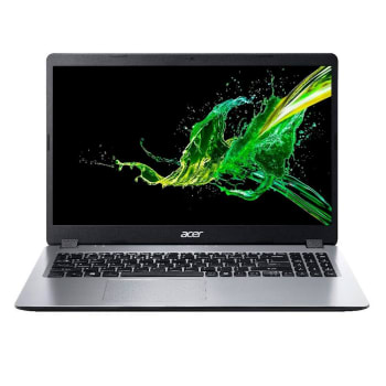 Notebook Acer Aspire 3 Intel Core i5-10210U, 8GB, SSD 256GB, Windows 10 Home, 15.6´, Prata - A315-54-55WY