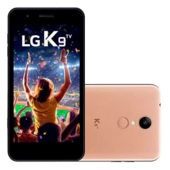 Smartphone LG K9 TV 16GB Dourado LMX210BMW Tela 5.0 polegadas Dual Chip 4G