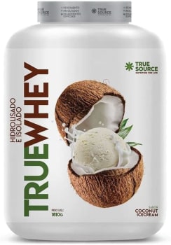 True Whey Protein Hidrolisado e Isolado, 1,810kg, Coconut Ice Cream -  True Source