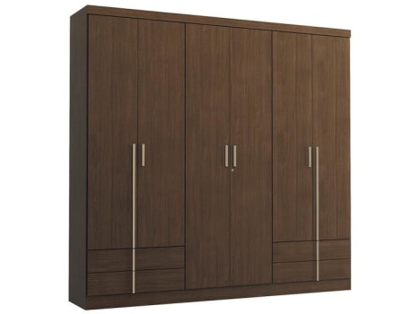 Guarda-roupa Casal 6 Portas - 4 Gavetas Kappesberg Aspen - Guarda-Roupa / Roupeiro - Magazine OfertaespertaLogo LuLogo Magalu