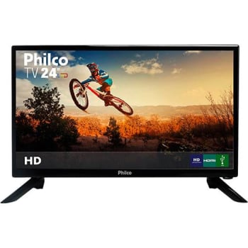 TV LED  24" Philco PTV24N92D HD com Conversor Digital 1 HDMI 1 USB Sleep timer - 60Hz