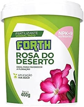 Fertilizante Adubo Forth Rosa do Deserto 400 Gramas - Balde