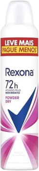 Rexona Antitranspirante Aerossol Powder Dry 250Ml Leve Mais Pague Menos (A Embalagem Pode Variar)