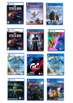 JOGOS PS4 e PS5 em promoção na Magalu