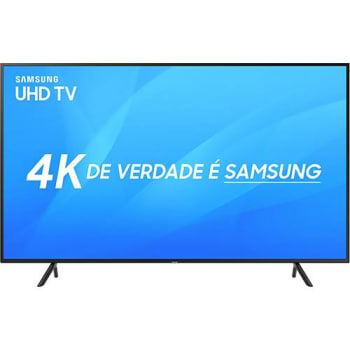 Smart TV LED 40" Samsung Ultra HD 4k  UN40NU7100GXZD com Conversor Digital 3 HDMI 2 USB Wi-Fi HDR Premium Smart Tizen