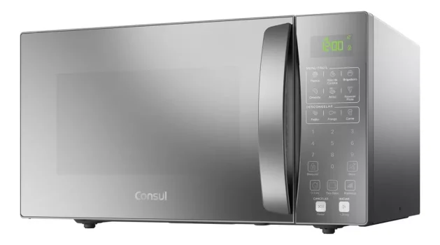 Micro-ondas Com Menu Fácil 32 Litros Cms46ar Cinza Consul 110v