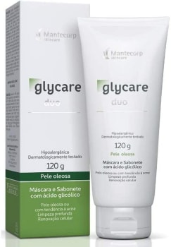 Sabonete Duo e Máscara Facial Glycare Mantecorp Skincare 120g