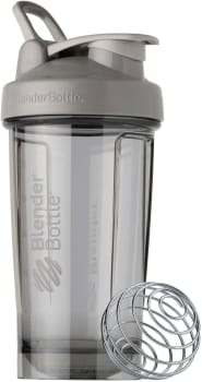 BlenderBottle Shaker Bottle Pro Series Perfeito para Shakes de Proteína e Pré-Treino, 700 ml, Cinza fumê