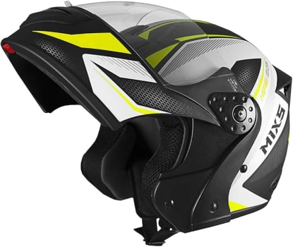 Capacete Escamoteável MIXS Gladiator Neo 56 Amarelo