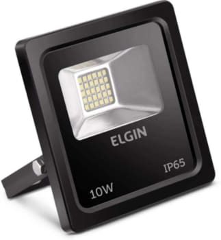 Elgin PROJETOR LED 10W 6500K BRANCA FRIA PRETO BIVOLT –