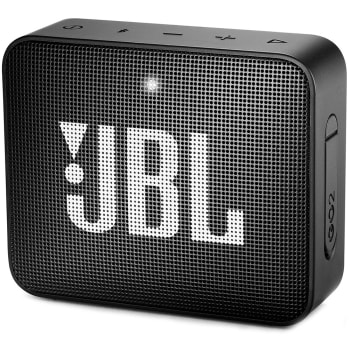 Caixa de Som JBL Bluetooth, À Prova Dágua, 3.1W, Preta - Go 2 (6 Cores)