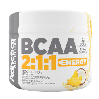 BCAA 2:1:1 + Energy 210G - Atlhetica Nutrition
