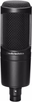 Microfone Condensador Cardióide Audio-Technica XLRM de 3 pinos - AT2020