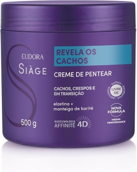 Eudora Creme Para Pentear Siàge Revela Os Cachos 500g