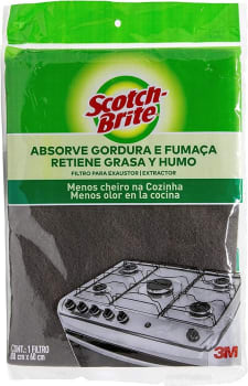 Scotch-Brite, 3M, Filtro para Coifas, 80cm x 60cm, 1 unidade