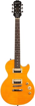 Guitarra Epiphone Les Paul Special Slash AFD Signature Amber, com Bag + Palhetas Cabo e Correia