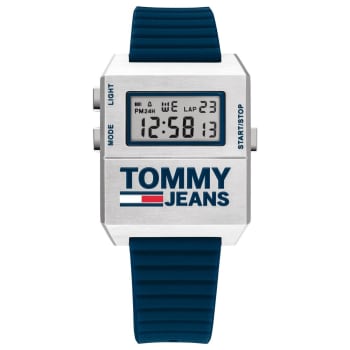 Relógio Tommy Jeans Masculino Borracha Azul - 1791673