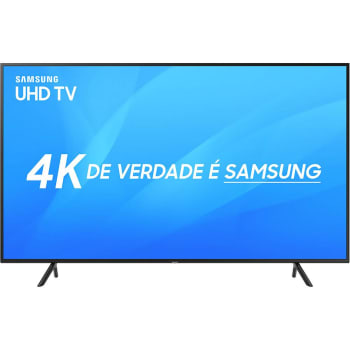 Smart TV LED 49" Samsung Ultra HD 4k UN49NU7100GXZD com Conversor Digital 3 HDMI 2 USB Wi-Fi Solução Inteligente de Cabos HDR Premium Smart Tizen